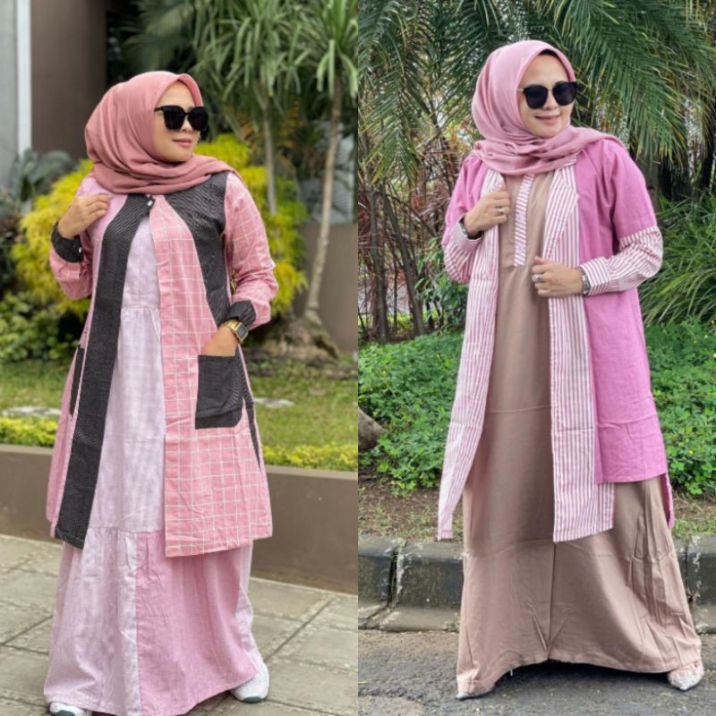 Set Abaya zlq Prod zolaqu ori