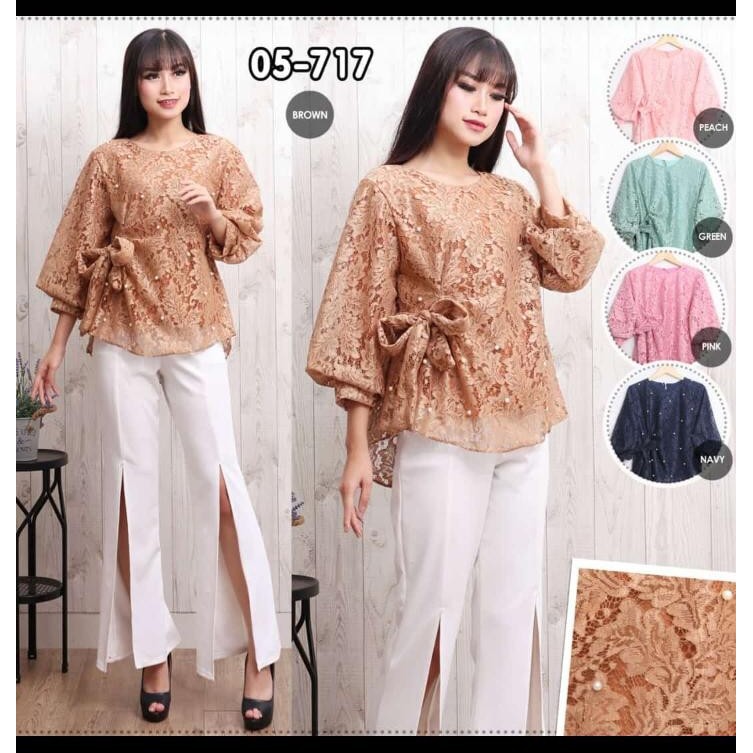 SALE ABISIN STOK JUAL RUGI ALEA BLOUSE /BAJU BAGUS/FASHION WANITA/BAJU