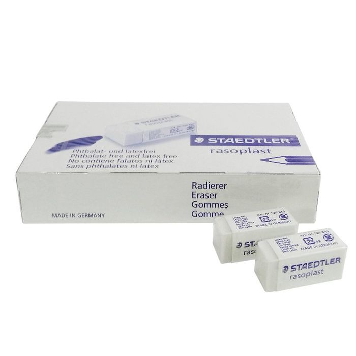 

Penghapus / Eraser Staedtler Kecil Putih 526 B40 (40pcs)