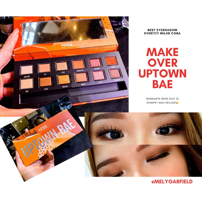 Make Over Powerstay Eye Palette | Eyeshadow Uptown Bae | Royal Rose