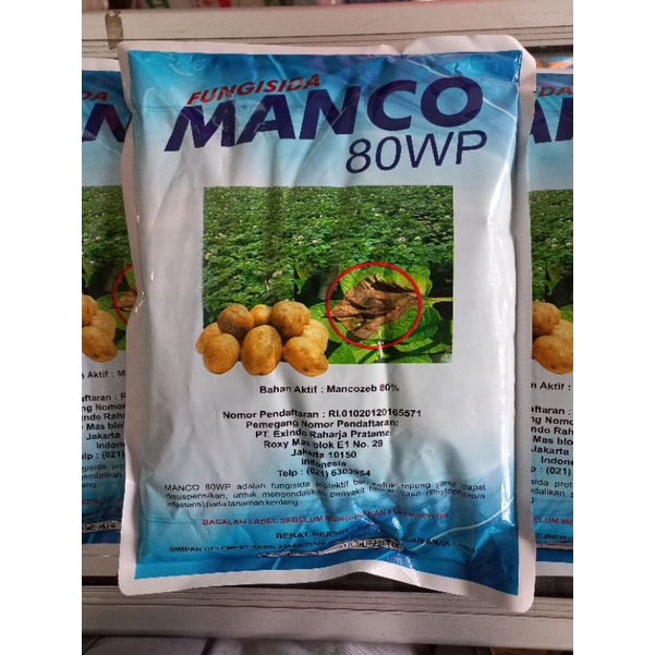 MANCO 80WP 1 KG Fungisida Kontak Mankozeb Biru