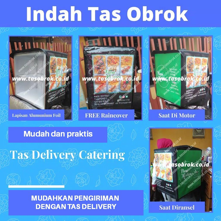 Tas Delivery Catering / Tas Delivery Makanan / Box Delivery Motor