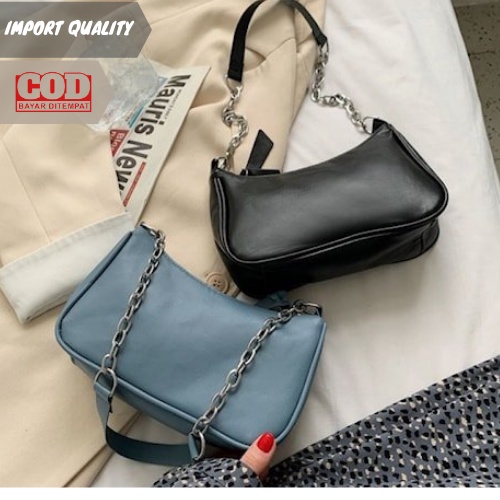 2021, Tas slempang Tas Bahu Slim Bag Wanita IMPORT Fashion kasual tas selempang wanita  2021 clutch 
