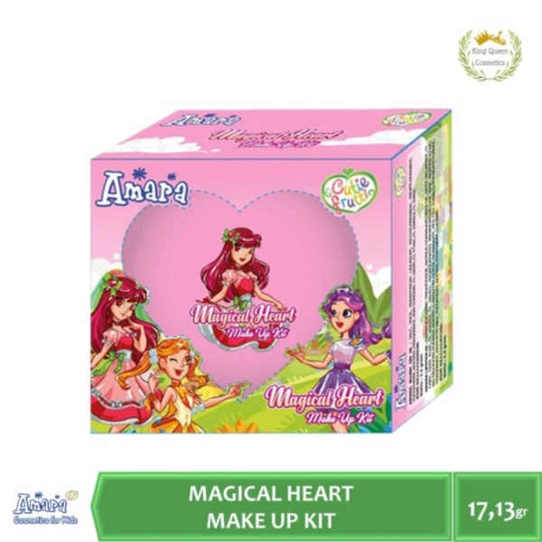 

Amara Cosmetics for Kids Magical Heart Make Up Kit 1713 gr Murah