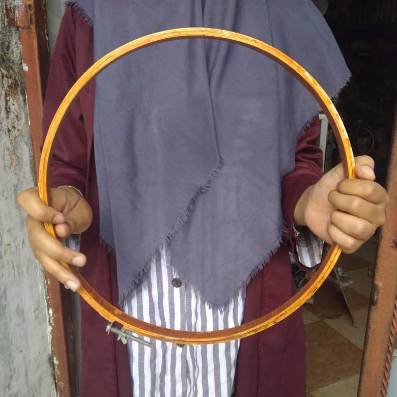 Ram Pidangan Pembidang Midangan Kayu Embroidery Hoop Diameter 10-35 cm