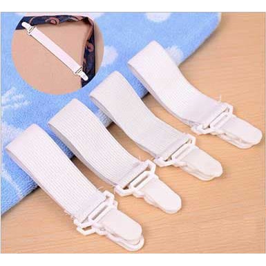 Sheet grippers (1 set/ 4pcs)  kait sprei pengait ujung kasur / jepit sprey springbed bed cover