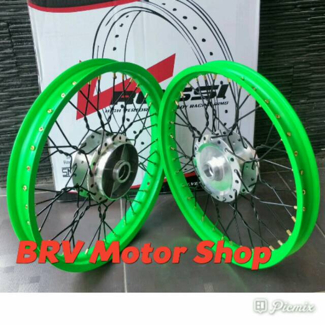Sepaket Velg Jari Jari Vixion Old - Vixion New - Velg Vixion Paketan Vixion Siap Pasang Ring 17