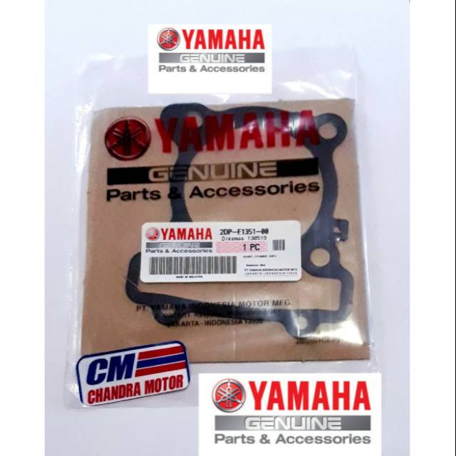 Gasket perpak cylinder blok seher bawah NMAX asli YAMAHA 2DP-E1351-00