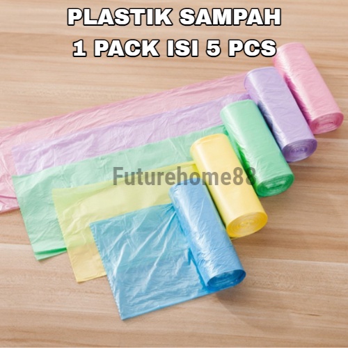 Kantong Plastik Sampah Gulung - Plastik Buah 45 X 50CM 1 Pack Isi 5 PCS LJD-1 Futurehome88