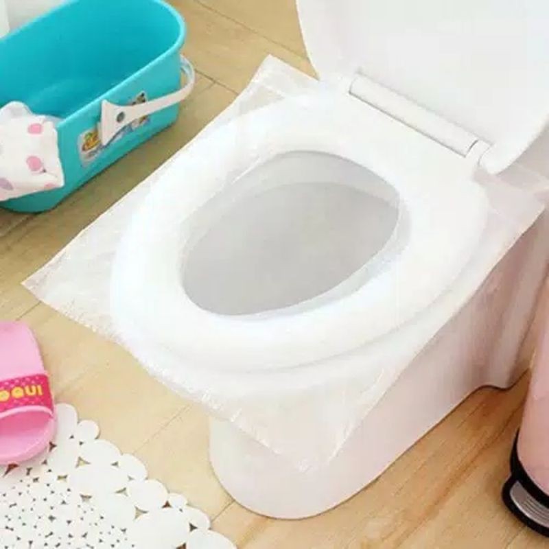 B1 Plastik Alas Dudukan Closet Toilet Cover Penutup Kursi Kamar Mandi | Tatakan Duduk WC Anti Kuman