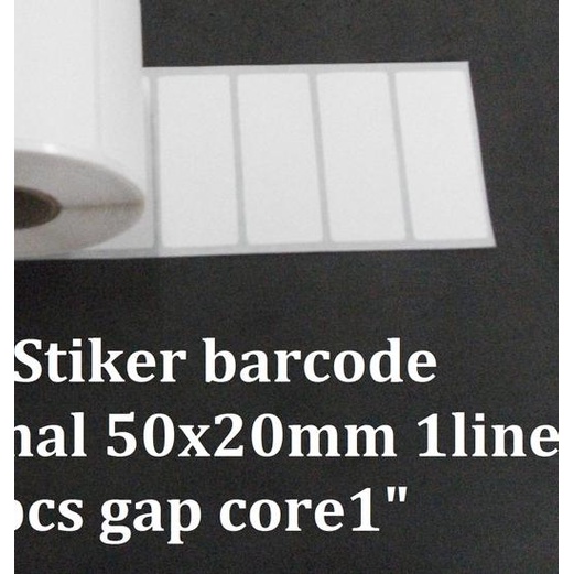 

★ 50x20mm 1line 1000pcs gap core1",direct thermal,label sticker bare ➺