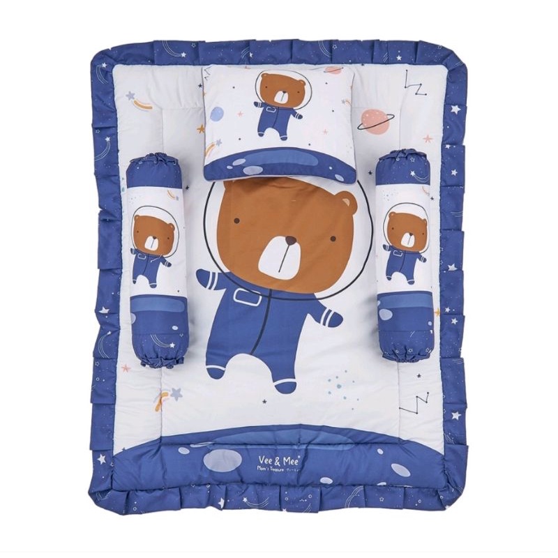 Vee &amp; Mee Matras Baby Bedding Set Astronaut Bear Series - Vmm1060