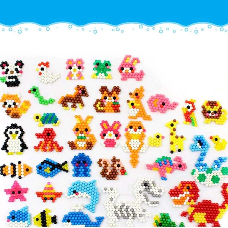 Mainan Manik-Manik DIY Anak Perempuan Magic Mold Beads Puzzle 6000PCS