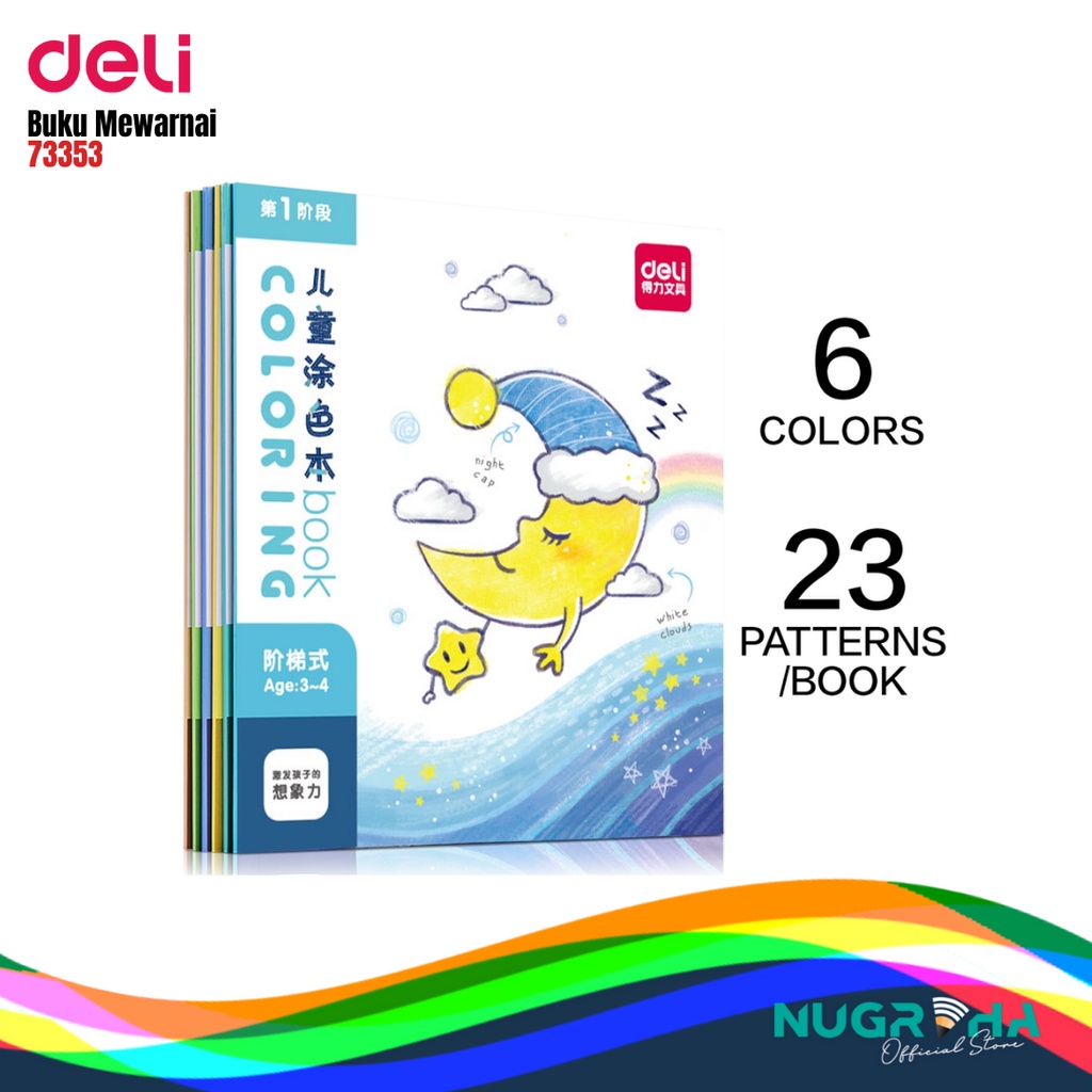 

BUKU MEWARNAI DELI 73353