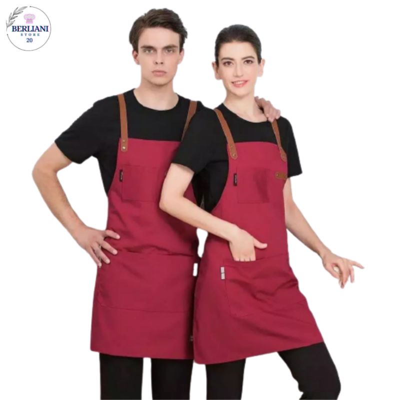 Apron Celemek Masak Apron Masak Apron Barbershop Celemek Barista Celemek Masak Apron Masak Bartender