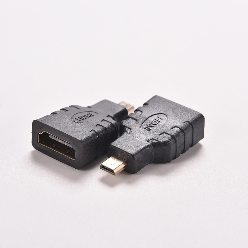 {LUCKID}Micro HDMI(Type D) Male to HDMI(Type A) Female Adapter Connector For HDTV