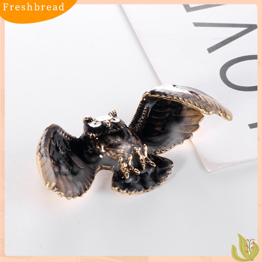 Terlaris Fashion Women Vintage Flying Owl Shape Brooch Pin Jewelry Clothes Accessory Gift