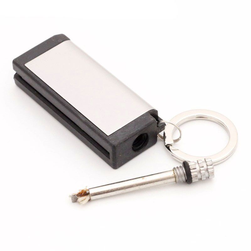 Firetric Korek Api Outdoor Waterproof Kerosene Lighter - ES002 - Silver