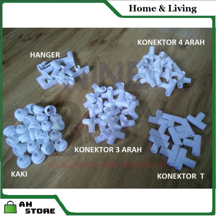 A8 Siku Konektor untuk Lemari Portable Rak Sepatu Lemari Pakaian Diskon