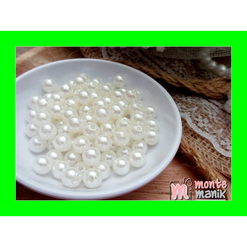 

Mutiara Ringan 6 mm (MTN-011) Bahan Craft
