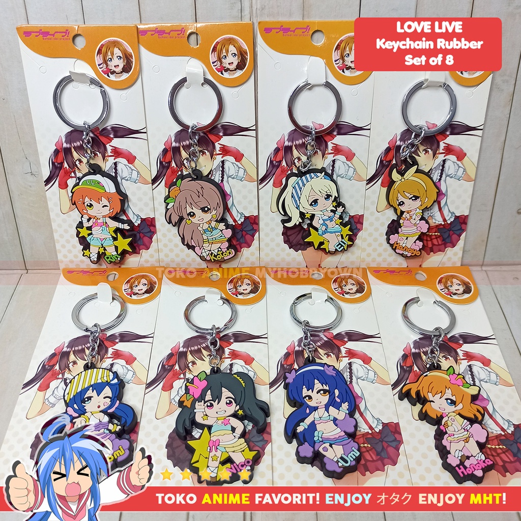 Gantungan Kunci Karet Anime Love Live Muse School Idol Project