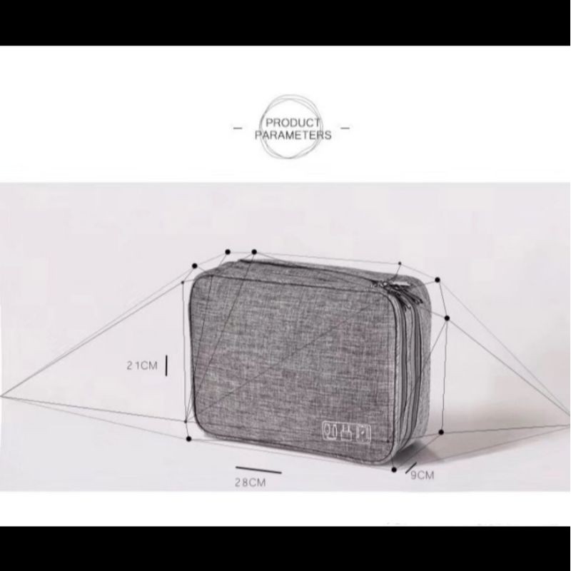 LIMITED UGREEN GADGET BAG CLUTCH PRIA. COMETIC BAG GADGET CLUTCH, TAS GADGET, TAS PRIA