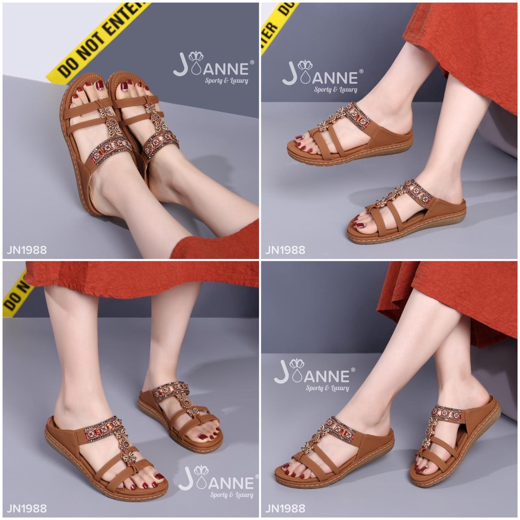 JOANNE Sandals Wanita Shoes #JN1988 ORIGINAL