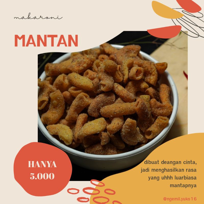 

Makaroni bantet (Makaroni mantan) makaroni pedas