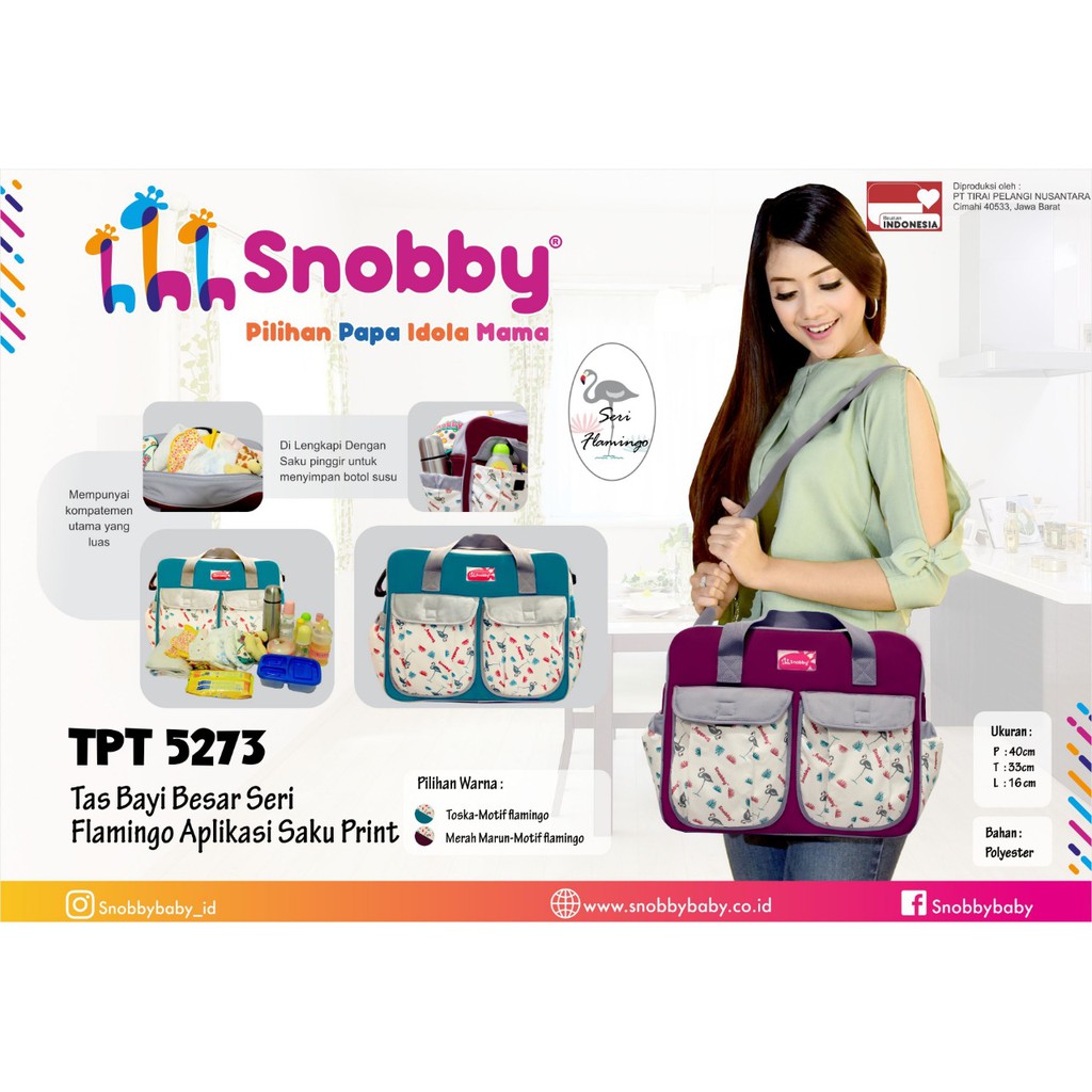 Tas Bayi Besar Snobby Flamingo TPT 5273