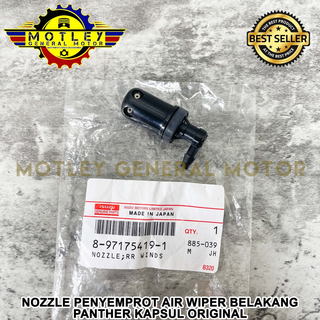 NOSEL NOZEL NOZZEL NOZLE NOZZLE PENYEMPROT AIR WIPER BELAKANG SEMUA TIPE PANTHER KAPSUL ORIGINAL