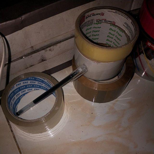 Lakban Nachi Tebal Warna Cokelat