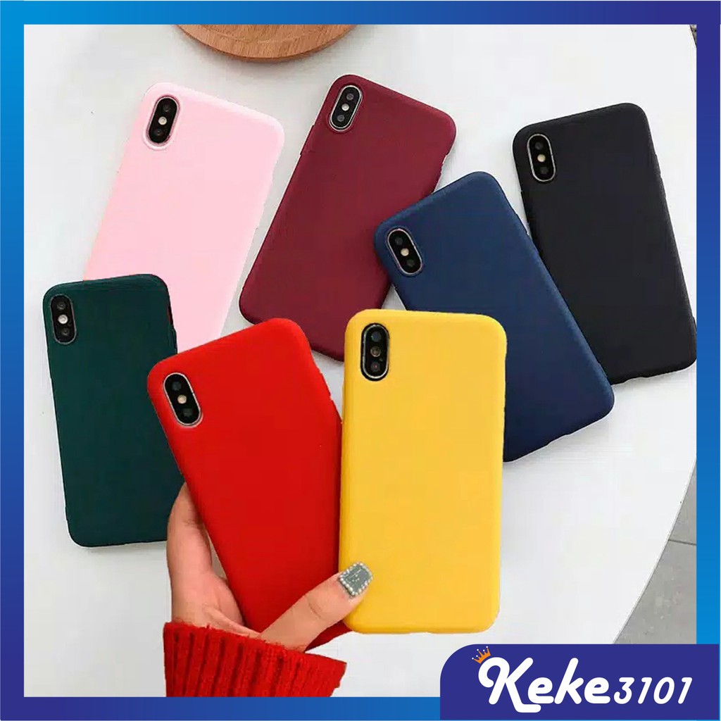 Softcase Candy Case Macaron Oppo Vivo Xiaomi Iphone Samusng Realme