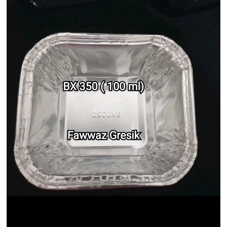 Aluminium Foil Tray Cup BX - 350 / Cetakan Kue BX 0350 - Pastel (10 Pcs)