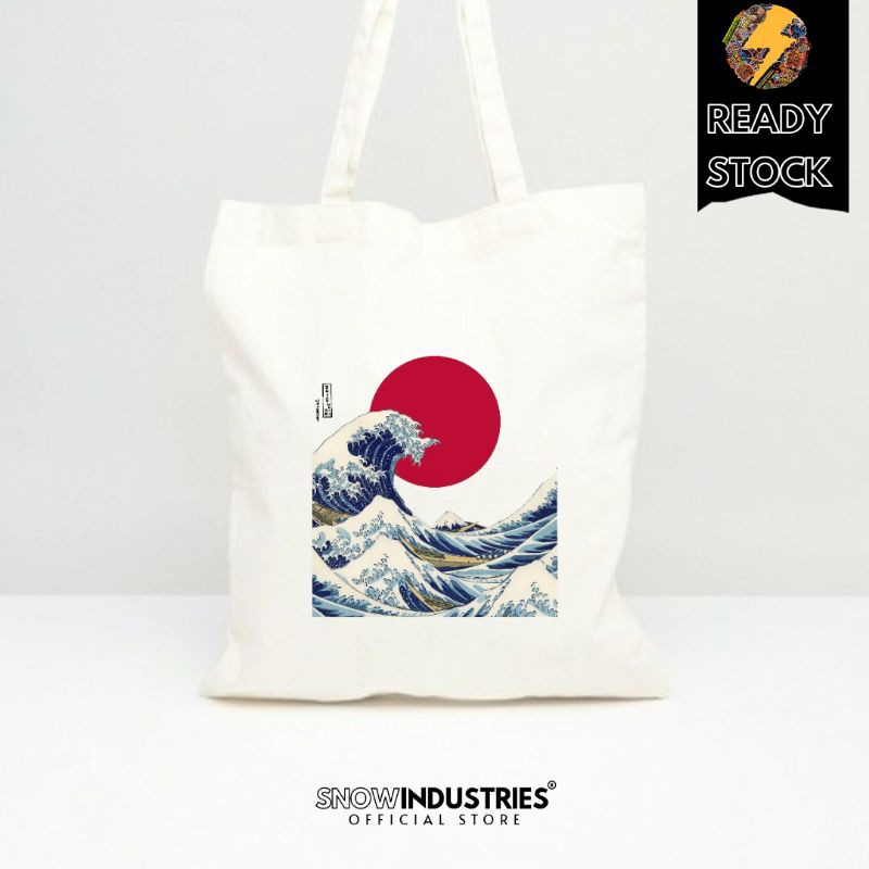 Tote Bag Wanita Pria Baby Kanvas Premium Japan Style