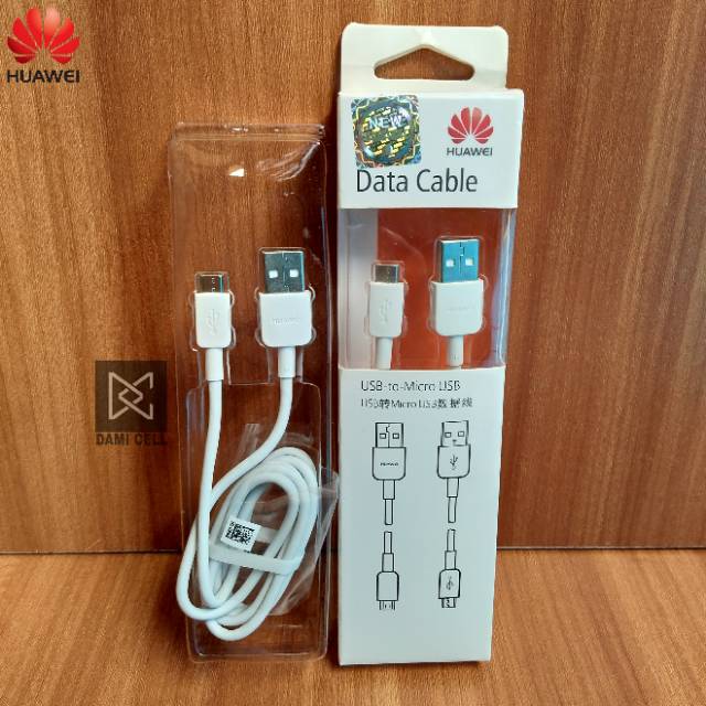 Kabel Data Huawei Original 100% Micro USB 2 Ampere 1 Meter