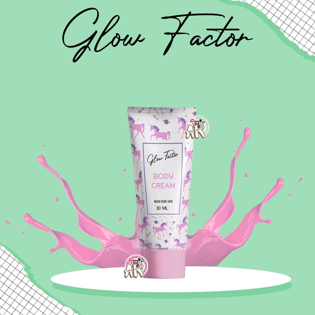 GLOW FACTOR NEW PRODUCT BODY CREAM 30ML