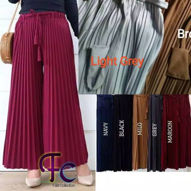 CELANA PLISKET JUMBO//KULOT PLISKET JUMBO FIT TO L SAMPAI XXXL//KULOT JUMBO// KULOT PLISKET