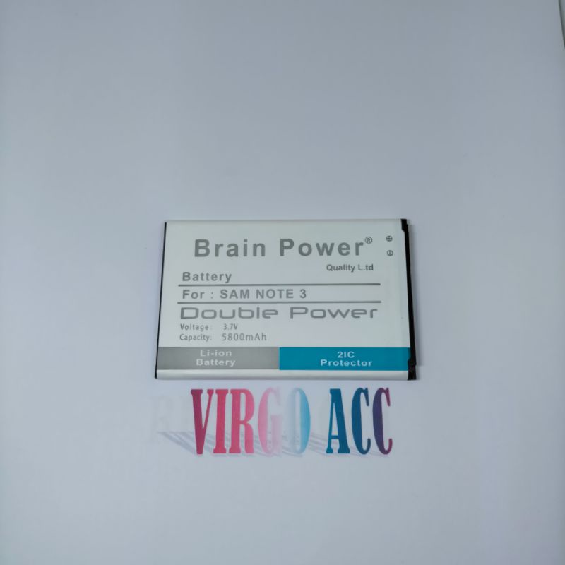 Baterai Batre Battery Samsung Galaxy Note 3 N9000 Note3 Double Power Battery Hp