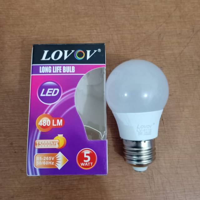 Lampu Led Bulb 5 Watt Lovov