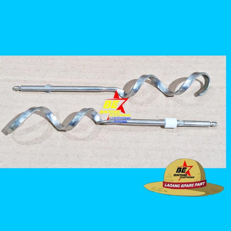 Murah.. PENGADUK MIXER ULIR PHILIPS STIK KOCOKAN GARPU SPIRAL DONAT HR  CUCINA Original Dough Hook H