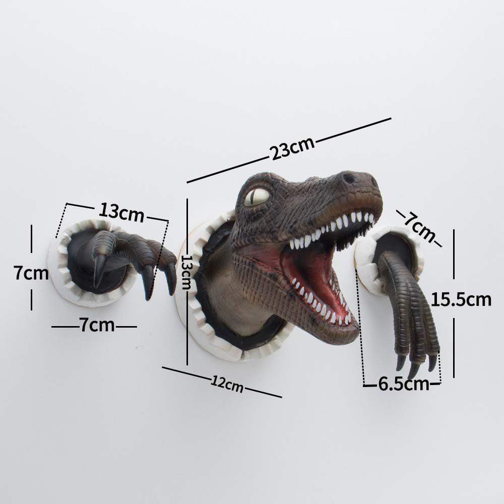 Patung Dinosaurus Nanas Mirip Hidup Dipasang Meledak Dekorasi Gantung