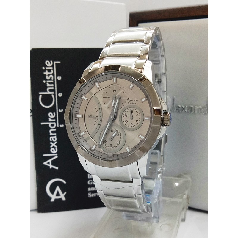 Jam Tangan Wanita Alexandre Christie AC 2503 BF SVDGY Original