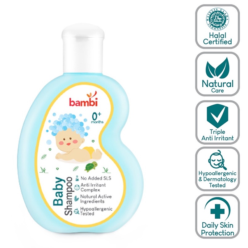 Bambi Baby Shampoo 100ml//Perawatan Rambut Anak Bayi