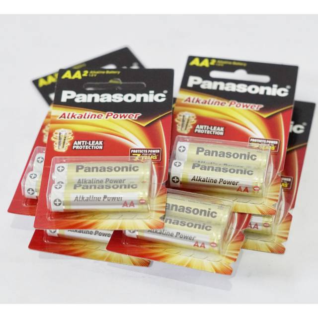Baterai PANASONIC AA ; AAA 1.5V Alkaline anti bocor