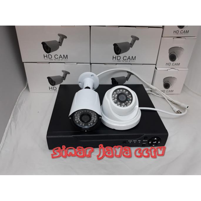 PROMO PAKET CCTV FULL HD 3MP 4CHANEL (2CMERA)