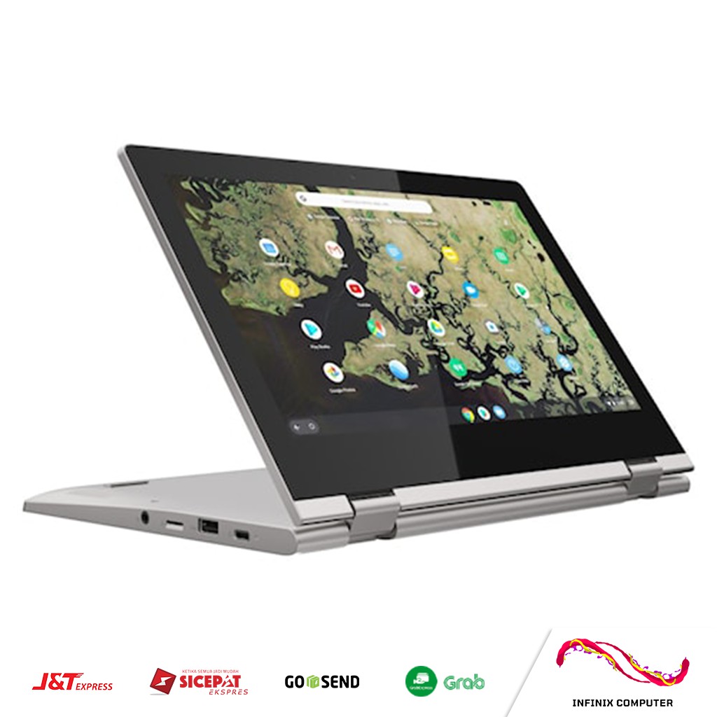 NOTEBOOK LENOVO CHROMEBOOK 2IN1 TOUCH N4000 4GB 128GB SEKOLAH KERJA E102-2