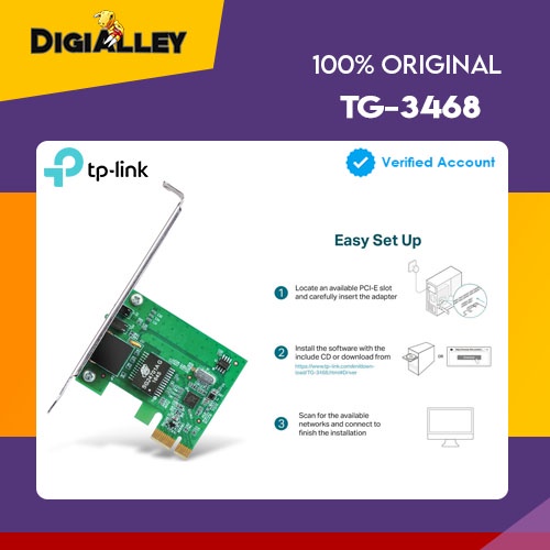 TP-LINK TG-3468 Gigabit PCI Express Network Adapter TP LINK TG 3468