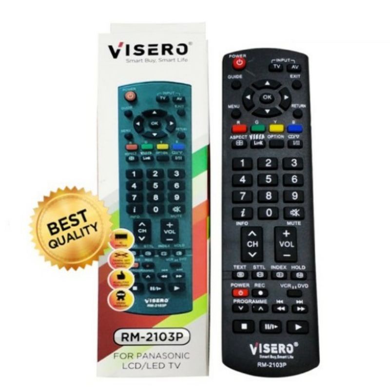 Remote TV Multi LED/ LCD Untuk Merk Panasonic Tanpa Setting