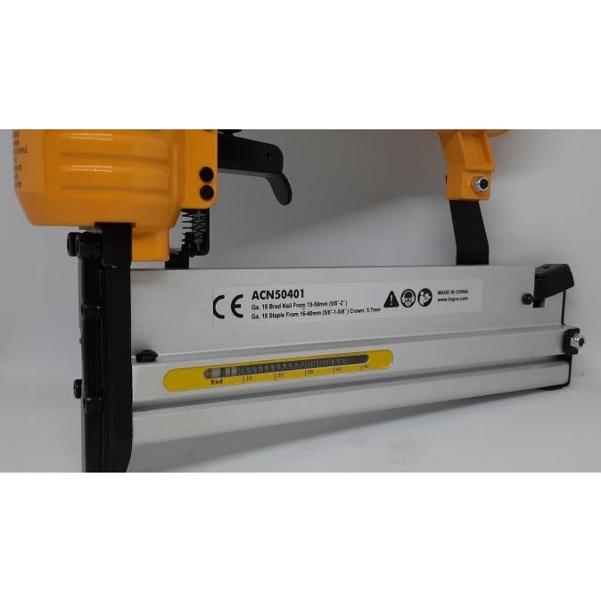 

GA18 MESIN PAKU TEMBAK INGCO STAPLES 2 in 1 nail gun brad nailer air