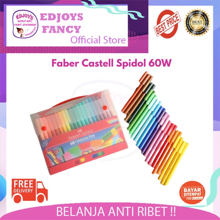

Update Spidol / Connector Pen Faber Castel 60 Warna Hemat